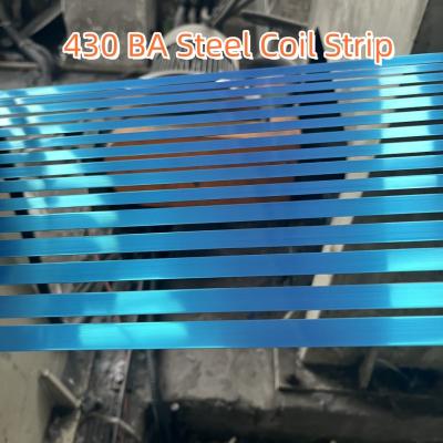 China 430 roestvrij staal spoel DIN1.4016 SS430 spoel strip 0,8 * 20mm BA oppervlak voor voedselproject Te koop