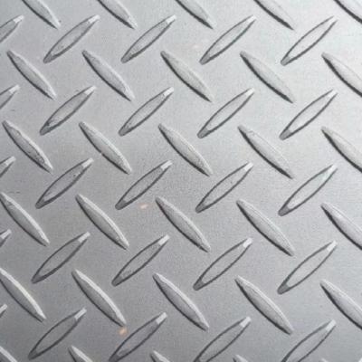 China 201 304 316 430 2.0mm Embossed 304 Decorative Anti-Slip Chequered Stainless Steel Sheet 304 Checkered Plate for sale