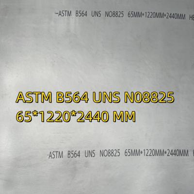 China UNS N08825  Steel Plate  Incoloy825 / W.Nr. 2.4858 Hot Rolled Forged Plate 65MM for sale