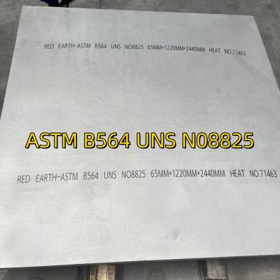 Chine Résistance à la corrosion à haute température Astm B424 Incoloy 800 825 Plaque en alliage de nickel 6-100 mm à vendre