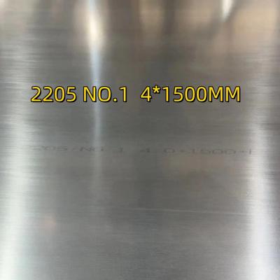 China DIN1.4462 S32205 Stainless Steel Duplex Steel Plate UNS S318034.0*1500*6000MM for sale