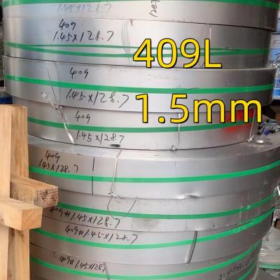 中国 グレード SUH409L 1.4509 ステンレス鋼コイル ストライプ 幅120mm 厚さ2.00mm エグゼストパイプ 販売のため