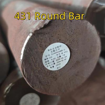 China Stainless Steel 1.4057 Round Bar 120 mm x 4.5 Meters SUS431 14Cr17Ni2 Soild Shaft for sale