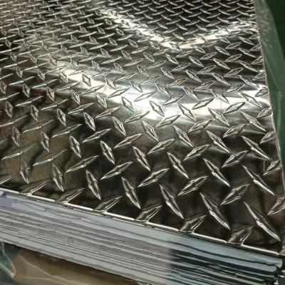 China Diamantgewalzte 6061-T6-Aluminium-Drehplatte, nicht rutschfeste Aluminiumfolie 6.0*1219*2438MM zu verkaufen