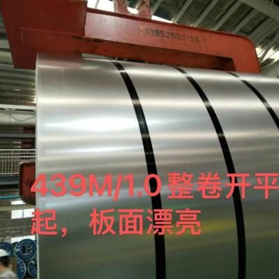 Cina SUS439M UNS S43035 DIN1.4510 bobina di acciaio inossidabile laminata a freddo AISI439 bobina a strisce in vendita