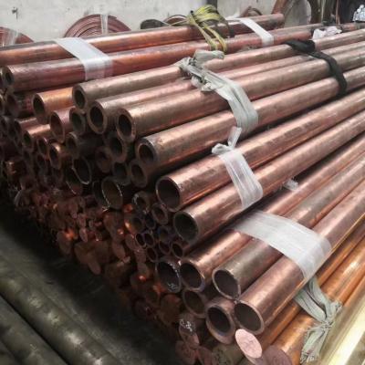 China Copper Tube Pure 99,9% JIS H3300 C1100 OD 1 1/4 x thk.2 mm x L 3500 mm Used For Air Condition for sale