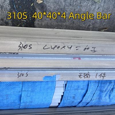 Chine ASTM A276 laminé à chaud 310S en acier inoxydable à angle fer SUS310S barre d'angle 40*40*4*6000mm à vendre