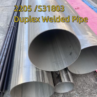 China 2205 Duplex Stainless Steel Welded Pipe 325*6*6000mm S32205 1.4462 S31803 for sale