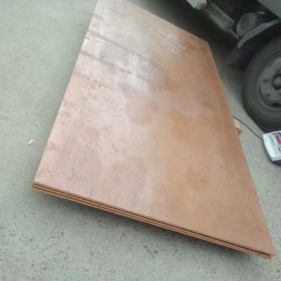 China Placa de cobre puro 99,95% Tu2 20*1000*2000mm Rojo Electrolítico de tono duro ETP Hoja de cobre C10200 en venta