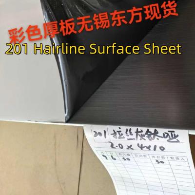 China Black Hairline Surface Stainless Steel Sheets 201 304 0.5*1220*2440MM  For Interior And Exterior Decoration for sale