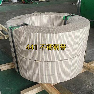 China 441 Stainless Steel Coil Strip  AISI 441 1.4509 Steel Strip 1.0 x 109,6 mm 2D Surface for sale