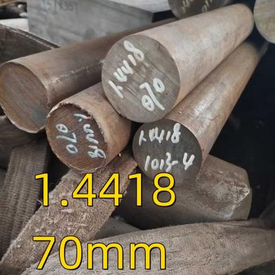 Chine EN1008-3 Avec 3.1 Certificat 1.4418 S165M Barre ronde en acier inoxydable éteinte et trempée OD 70 mm à vendre