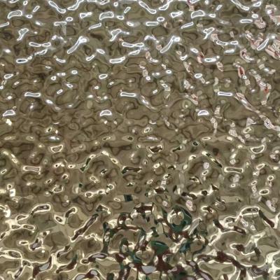 China Newest Design Hammered 201 304  Stainless Steel Sheet for Ceiling  Wall Panels for sale