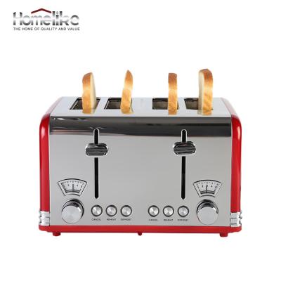 China 2021 New Design Hotel Commerical Automatic Bread Toaster Maker Cheapest 4 Slices Toaster New Design Toaster Prices for sale