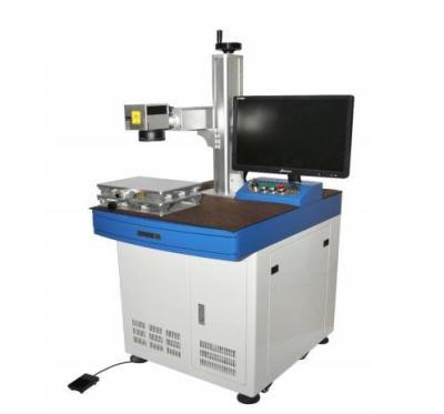 China Hot sale cnc machine metal nameplate making machine 20w laser marking machine for sale