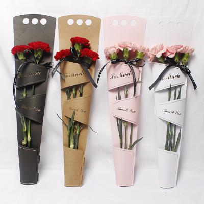 China Wholesale Eco - Friendly Kraft Paper Bag For Flower Packaging for sale