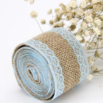 China Fashion Eco - Friendly Universal Sliver Natural Jute Fabric For Wrapping Flower for sale