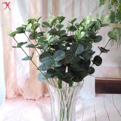 China Natural Touch Artificial Eucalyptus Leaves Greenery Artificial Plant Holiday Wedding Home Decoration Accessories for sale