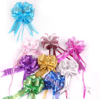 China Competitive 10Pcs Organza Pull String Bows Wrap Ribbon For Wedding Party for sale