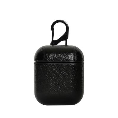 China Portable Comfortable Protective Bag Sleeve Cover Case Storage Leather Earphone For Apple AirPods Box Filling Anti-lost Case for sale