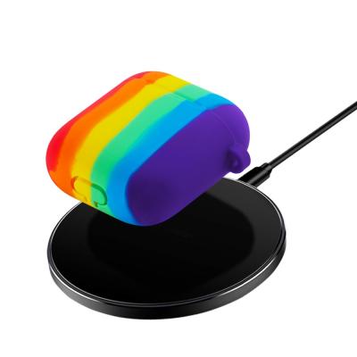 China For earbuds 2mm thickness silicone case rainbow color for 1/2 pro with hooker earphone cover protective case for sale