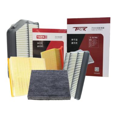 China Air purify tatk auto car cabin air filter for Toyota Corolla vios prius, carbon air conditioner filter engine intake air filter for sale