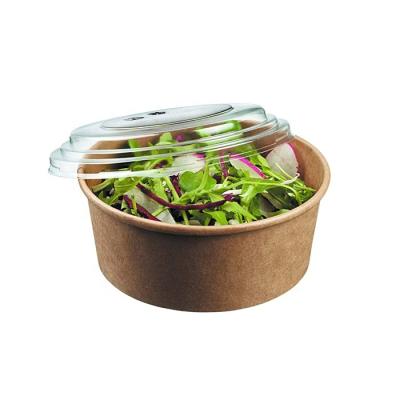 China Recycled Environmental Materials Food Grade Wrapping Paper Salad Container Disposable for sale