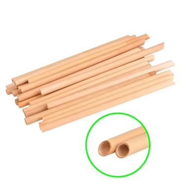 China Large Long Reed Straw Wrapped in Disposable Individual Disposable Paper for sale