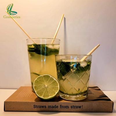 China Biodegradable Disposable Plastic Ban Wheat Straw Grass Disposable Custom Coffee for sale