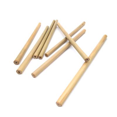 China 2021 Disposable Eco Friendly Drinking Straws Logo Thin Bamboo Straws Customized Disposable Organic for sale