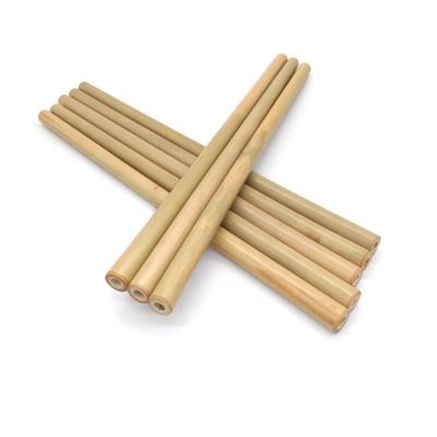 China Best Selling Eco Friendly BPA Free Organic Fiber Disposable Bamboo Straws for sale