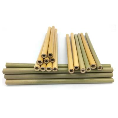 China High Quality Reusable Bamboo Fiber Natural Disposable Straw Biodegradable Bamboo for sale