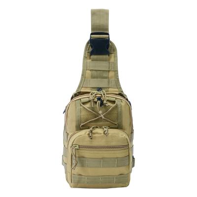 China Custom Polyester Ten Color Army Camouflage Mens Tactical Cross - Body Sling Chest Bag for sale