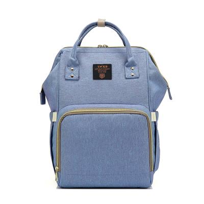 China Nine Colors Wholesale Custom Anti-theft Custom Baby Mummy Diaper Bag Diaper Bag Waterproof Type Nine Colors for sale