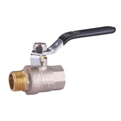 China General TMOk Factory Price 1/2~50 Inch FM Thread Pn16 Level Long Black Handle Brass Ball Valve for sale