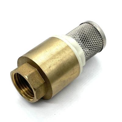 China 2022 TMOK Factory Direct High Precision TK-7006 Quality Brass Suction Valve With Stainless Steel Mesh Check Valve for sale