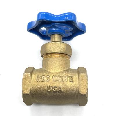 China Factory General OEM Customize Wholesale Price 100WOG Nickel Plating 1/2Inch Stop Valve for sale