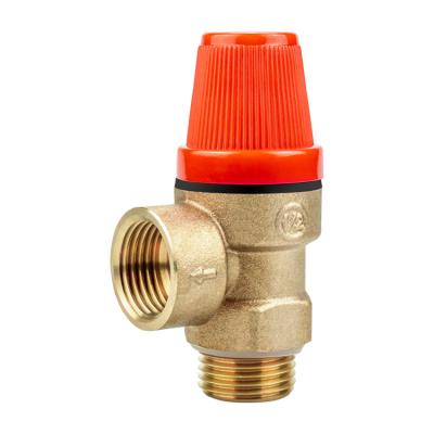 China TMOK TK-902 FM Thread Pressure Reducing Brass Safety Valve 1/2 Inch 3 Bar 6 Bar China General Factory for sale