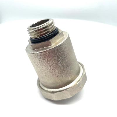 China TMOK General Factory Selling Dn15 1.6MPa Nickel Plating Anti-Corrosion Brass Manual Air Vent Valve for sale