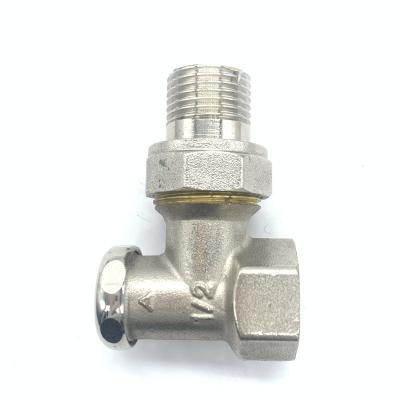 China TMOK Dn15 General High Quality Angle Control Valve Water Return Forged Brass Valve for sale