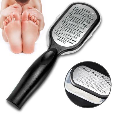 China Professional 1Pcs Stainless Steel Callus Remover Dead Skin Remove Scraper Pedicure Tools Foot File for sale