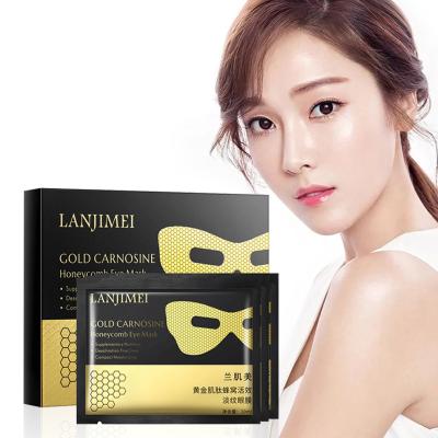 China Shiny Anti-Wrinkle Eye Mask Gold Eternal Youth Fade Glitter To Fade Dark Circles Moisturizing for sale