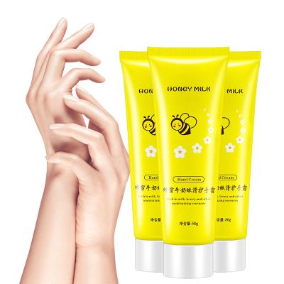 China Antibacterial Hand Honey Milk Moisturizes Hands Skin Cream Nourishes Anti-dry peeling hand+cream Whitening Cosmetics Manufacturers Process OEM for sale