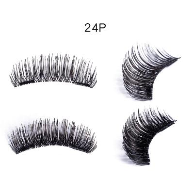 China Soft 2 Style Natural Magnets Style False Eyelashes Natural Handmade Magnetic 3D Eyelashes NO Eyeliner No Glue for sale