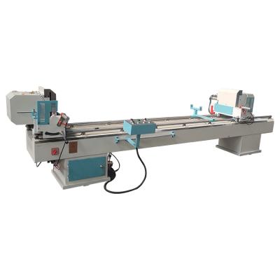 China Building Material Stores UPVC Double Profile Miter Saw Cutting Machine for sale