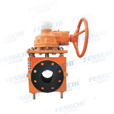 China Mining and Metallurgy Turbine-Assisted Manual Pinch Valve | manual control valve for sale