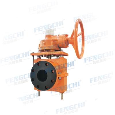 China Mining and Metallurgy Turbo-Assisted Manual Pinch Valve | manual control valve for sale