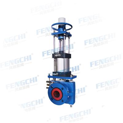 China Mining And Metallurgy Pneumatic Pinch Valve With Handwheel for sale