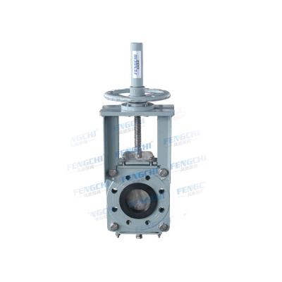 China General Manual Pulp Jacketed Knife Gate Valve Rubber Flanged Gate Valve for sale