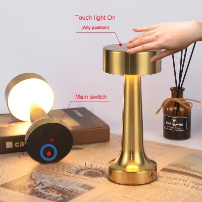 China Contemporary Modern LED Table Lamp Bedroom Touch Control Bedside Lighting Study Reading Table Light Desk Lamp for sale